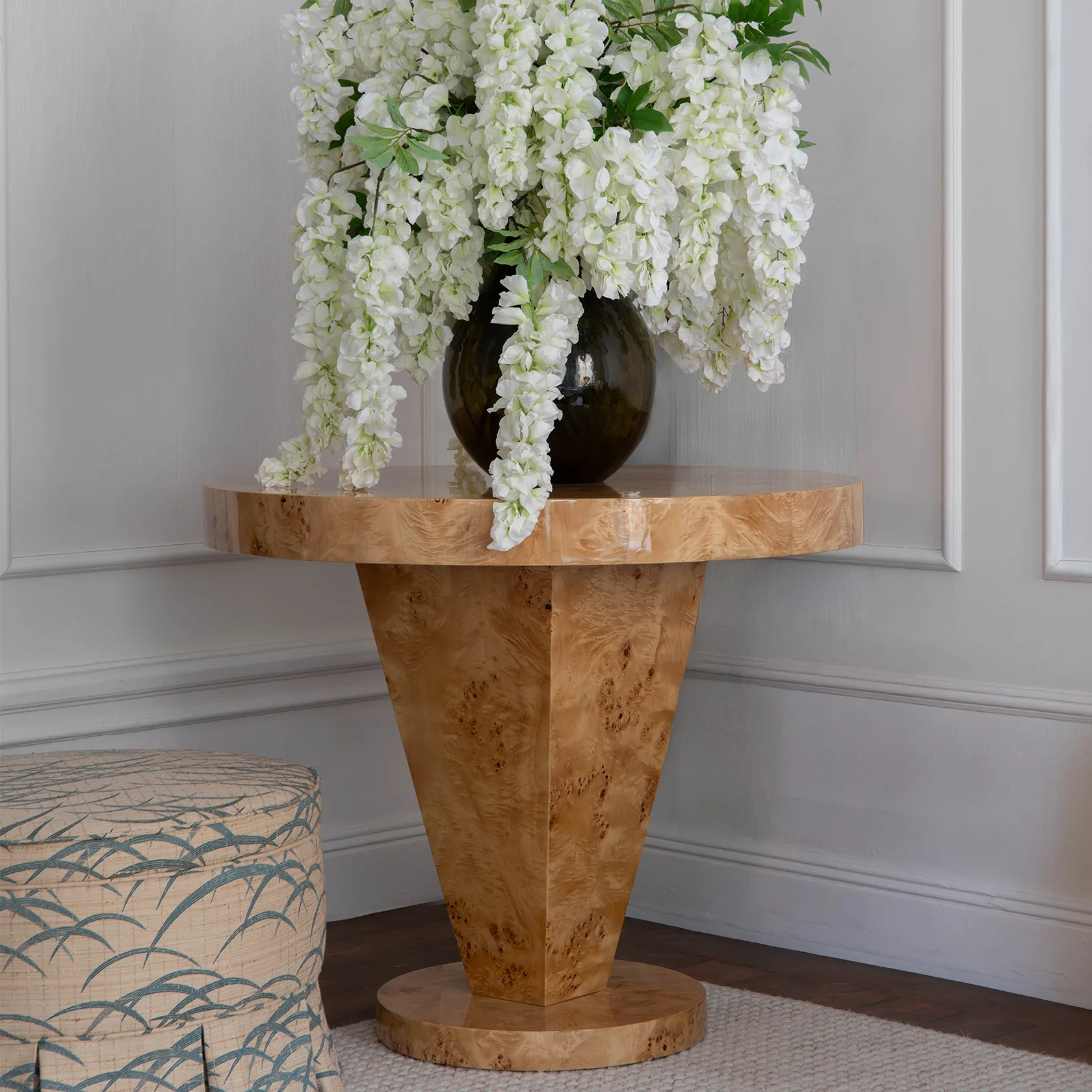 adrian center table burl