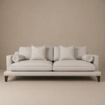 orlando sofa almond aqua background