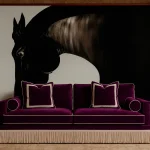 orlando sofa aubergine
