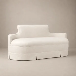 Ralph Love Seat – Easy Lustre Almond – Skirting