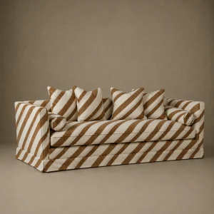 Steph Sofa – Slalom Camel – Skirting